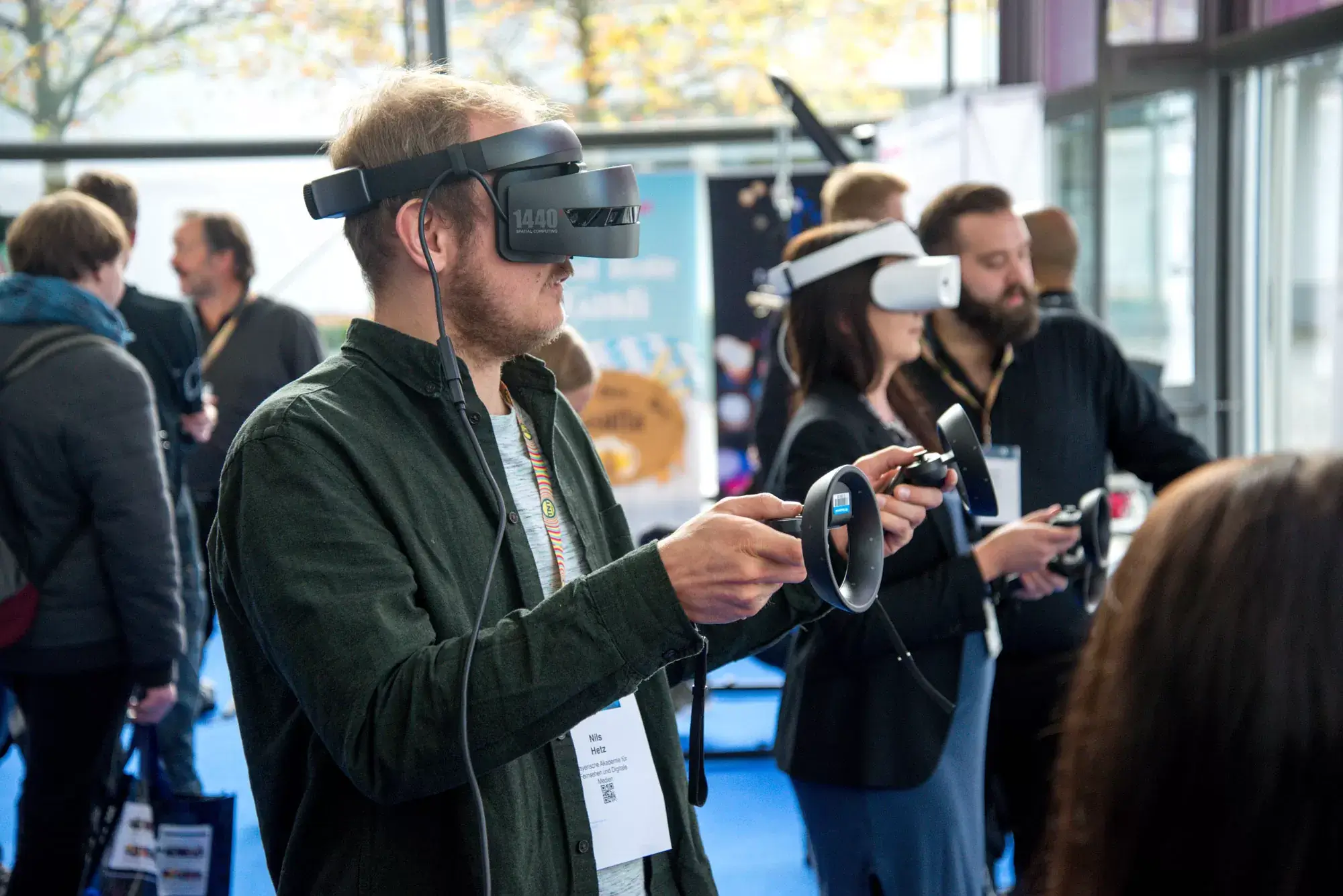 Virtual Reality op een beurs